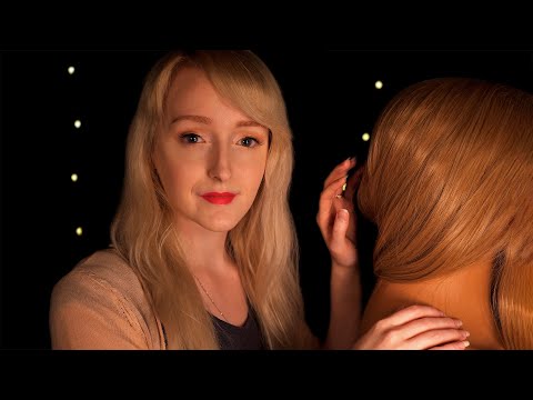 ASMR Back Massage, Body Brushing & Hair Brushing