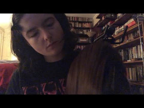 ASMR ~lofi~ Brushing your hair for 10 mins (no talking)