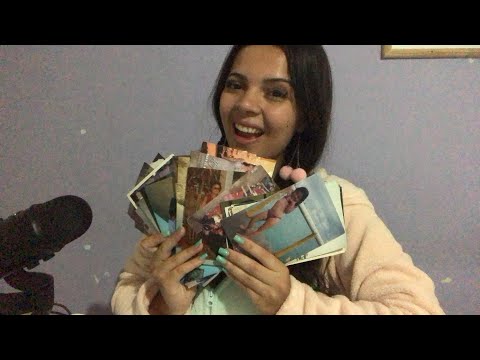 ASMR MOSTRANDO FOTOS DA INFÂNCIA