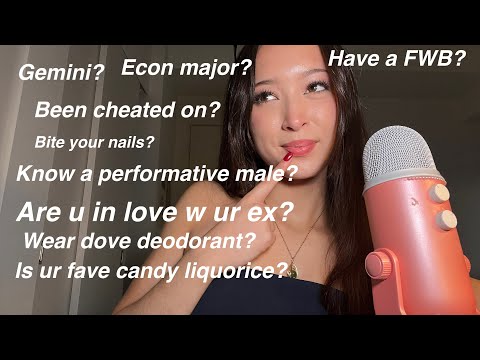 ASMR If You Say YES to My Questions, You Can SLEEP (level: hard) 