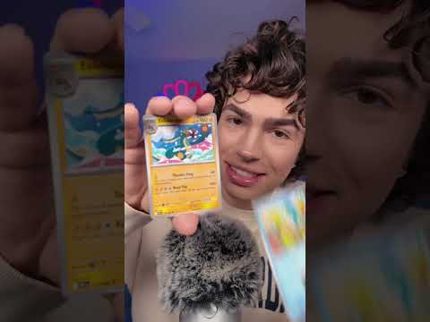 Opening Pokémon ASMR🖤 #asmr #unboxing #pokemon