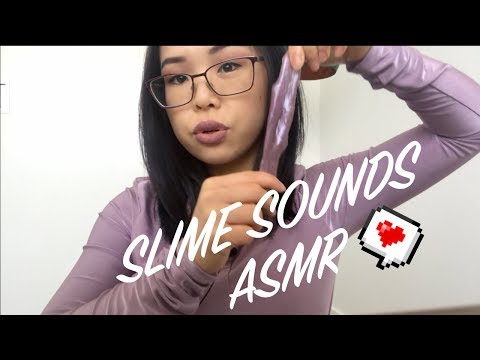 ASMR *SLIME AND RAMBLING* FUN