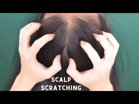 ASMR Head Scratching, Head Massage Real Person Fast And Aggressive For Relaxation And Sleep
