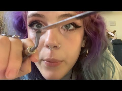 💤 FAST & CHAOTIC ASMR: WET & DRY spit painting, kisses, measuring, fixing + sculpting you! 🥰💤