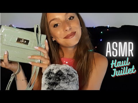 ASMR - HAUL de Juillet 🛍️👗(Mango, H&M, Shein...)