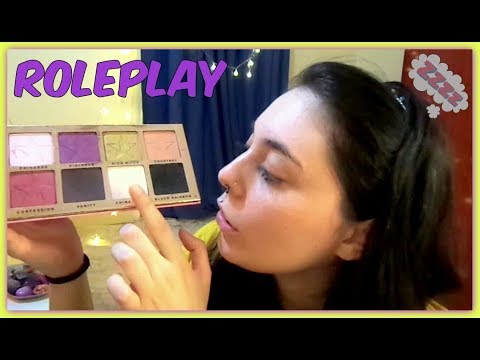 ASMR| PRIMER ROLEPLAY DEL AÑO "TE MAQUILLO PARA SALIR"