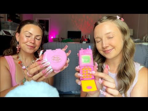 asmr/ pure Polly Pocket nostalgia with Dani Renae💖✨ (chunky long nails, over explaining, tapping)