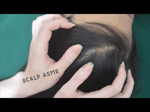 ASMR Hair Sounds With Scalp Scratching, Hair Parting And Combing For Reduce Headache