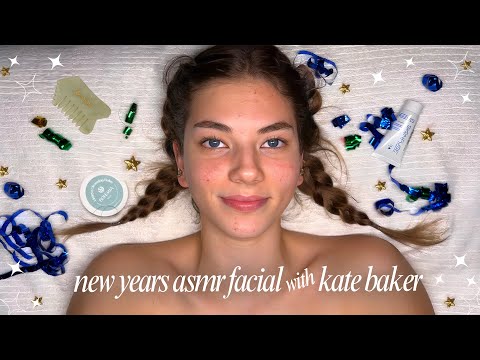 ASMR Facial on Kate Baker New Years Edition