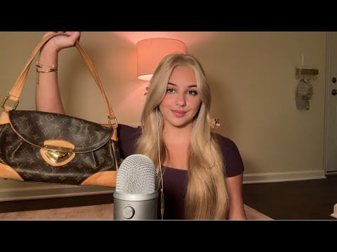 ASMR Designer Bag Collection 💋 Tapping and Textured Scratching