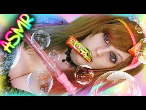 ASMR 🐬 Bubbles!! ░ Blowing Bubbles ♡ Bubble Gum, Bubble Wrap, Mouth Sounds, Plastic, Chewing ♡