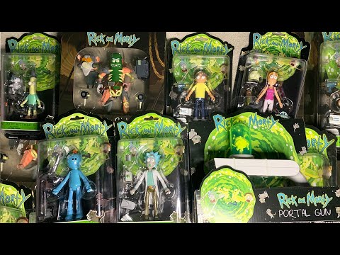 ASMR Rick and Morty Figures Unboxing (Whispered)