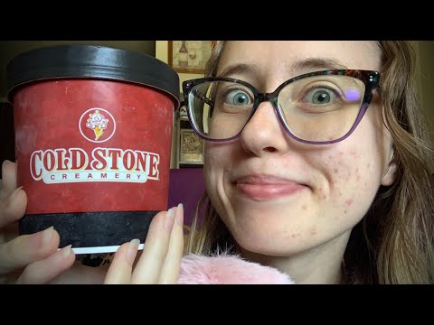 Vegan Cold Stone Ice Cream Mukbang ASMR