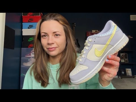 ASMR | Nike Dunk “Easter” Review 🐣🐰 (Whispering, Tapping Triggers)