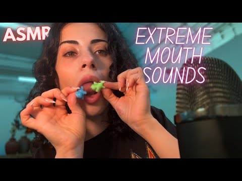 Extreme Mouth Sounds ASMR | Fluttering & Nibbling on Mini Unicorns