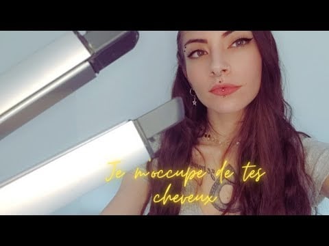 ❤️ASMR FRANÇAIS |JE PRENDS SOIN DE TES CHEVEUX | ATTENTION PERSONNELLE | (MASSAGE CRANIEN,LISSEUR)❤️