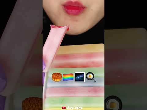 Monaka honey jelly, Wax stick candy, Xylitol marshmallow, Freeze-dried jelly ASMR
