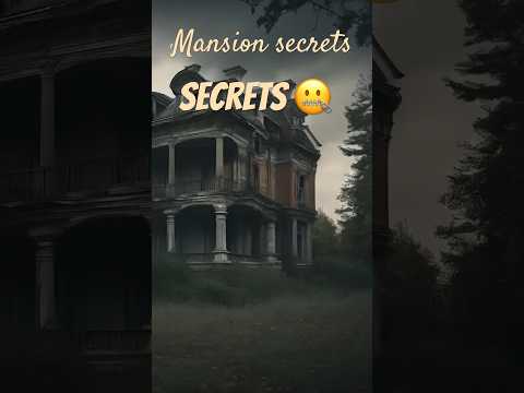 Abandoned, mansions, creepy, secrets, AI generated video ￼