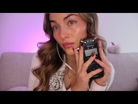 ASMR SUPER INTENSE TASCAM SOUNDS ♡ (On-Mic Mouth Sounds & Whispering)