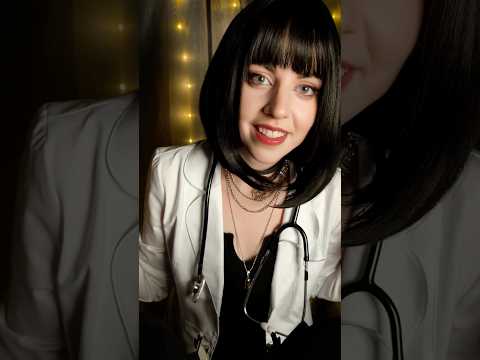 ASMR Goth Doctor Breath in, Breath Out (Doctor Roleplay) #shorts #asmr #asmrsounds