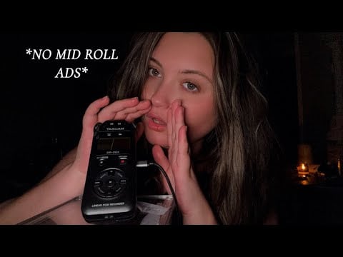 turning trigger words into inaudible whispers/mouth sounds~tascam asmr (no mid roll ads)