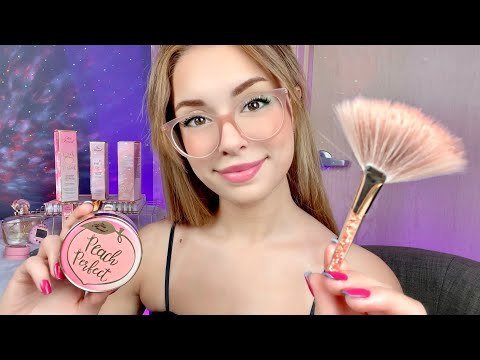 ASMR Fast & Aggressive Doing Your Makeup 🌸 Layered Sounds, Personal Attention Roleplay SUMMER LOOK