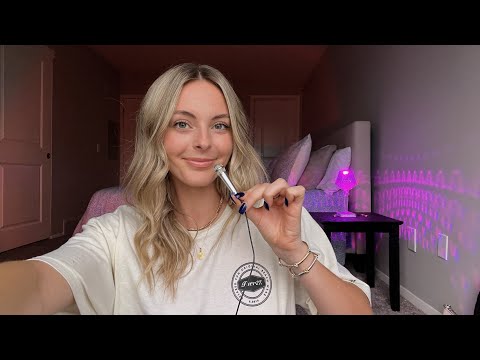 Trying ASMR with A Mini Mic for the First Time!