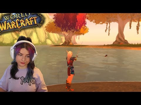 [ASMR] Relaxing Fishing in Eversong Woods Classic WoW 🎣 (In-game Music & Ambience, Whispering)