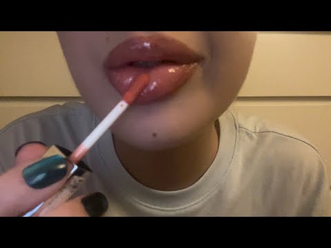 ASMR I Lipgloss Application & Mouth Sounds