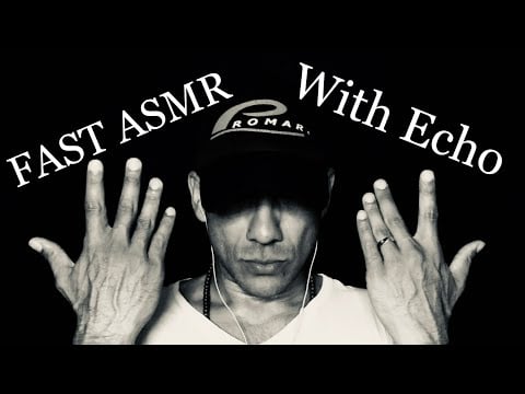 ASMR Plucking Negative Energy, FAST & AGGRESSIVE With Echo / Desplume  De Energía Negativa Rapido