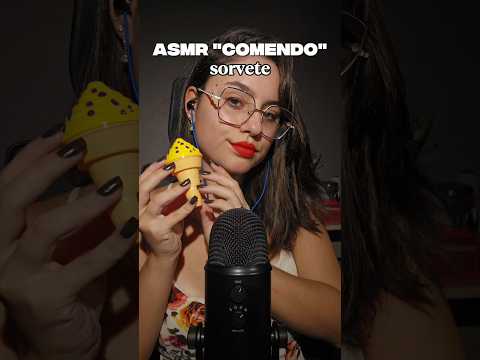 ASMR Comendo sorvetinho #asmr #relax