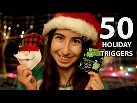 50 Holiday Triggers In 5 Minutes *ASMR* *TINGLY*