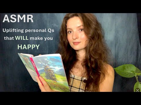 ASMR Asking You Personal Questions 📔 Writing Sounds ✏️ Uplifting Soft Spoken Questions