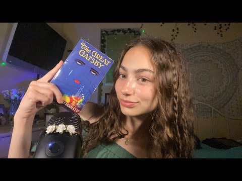 asmr 40+ mins reading for sleep | the great gatsby