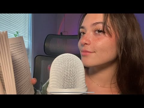 ASMR | inaudible whispering and writing
