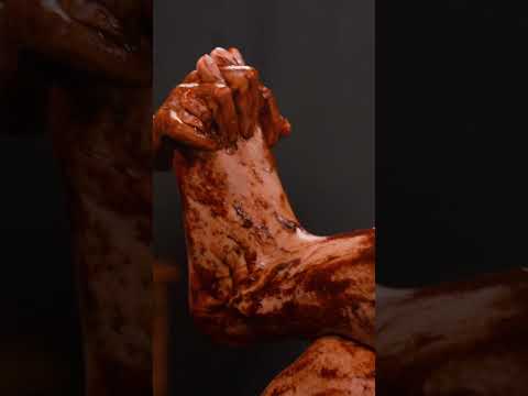 Chocolate Bliss | Relaxing foot and abdominal massage for Anna #asmr