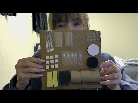 ASMR Trigger Board! (Tapping, Scratching, Scrunching, + more)
