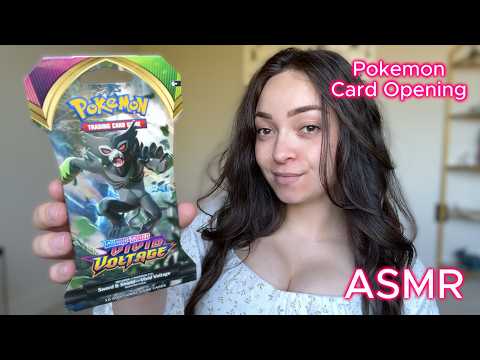 ASMR POKEMON VIVID VOLTAGE PACK OPENING!