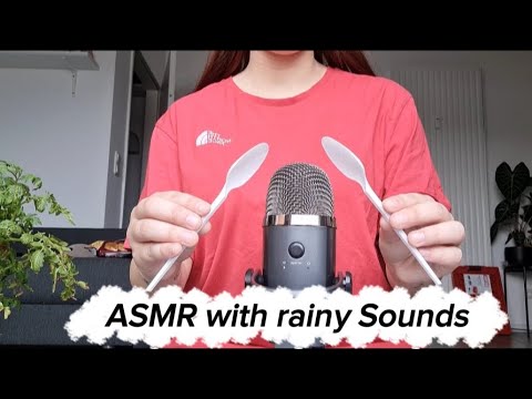 Asmr with rain sounds in the background 🌧