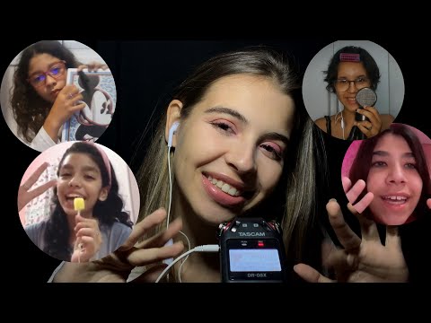 ASMR ESPECIAL 2K COMPILADO DE GATILHOS RELAXANTES | Collab com inscritos