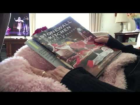 ASMR: Catalog page turning, soft spoken