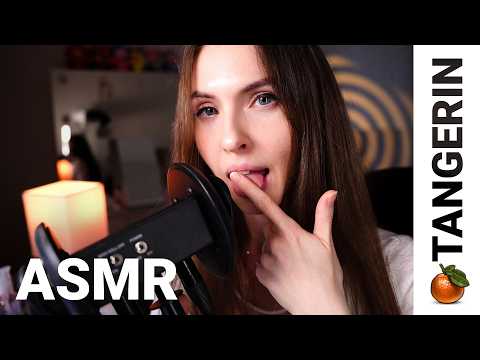 ASMR Honey Spoon, Spit Painting, Mic Scratching & Ear Massage | Tangerin
