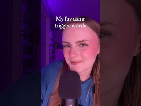 Which word was your fav? 🤩 #asmr #relax #tingles #mouthwhisper #triggersforsleep