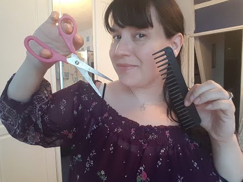 Asmr Hair Cut & Make Up Role Play - With Hair!