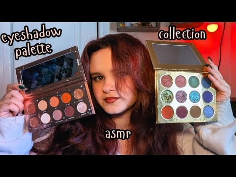 ASMR | Eyeshadow Palette Collection (Whispers, Tapping, Show and Tell)