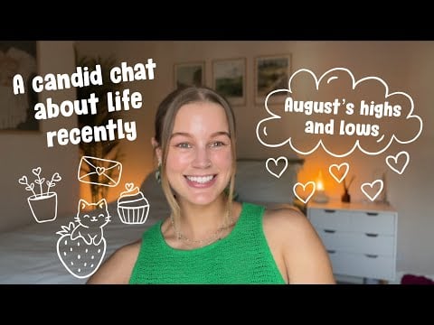 ASMR My August Recap 🍰🌸 (Pure Whisper Ramble)