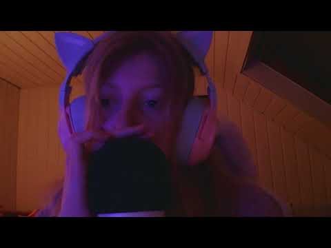 (asmr) mouth sounds & hand movements