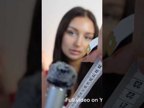 ASMR measuring #asmr #relax #triggersforsleep #asmrtingles #tingles