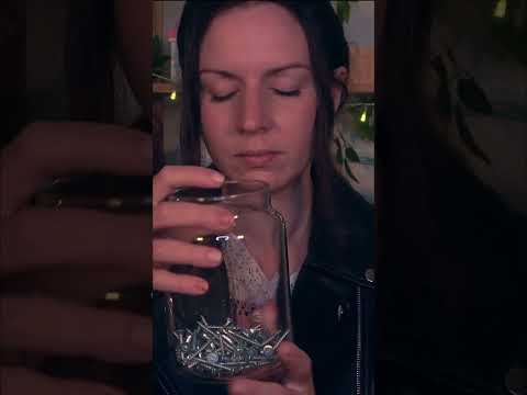 ASMR Screws in a Jar #asmr #intenseasmr #asmrintense #asmrtingles #asmrglass