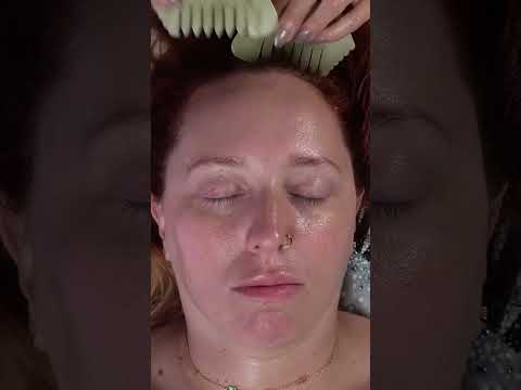 Get a Sculpted Jawline with Gua Sha #shorts